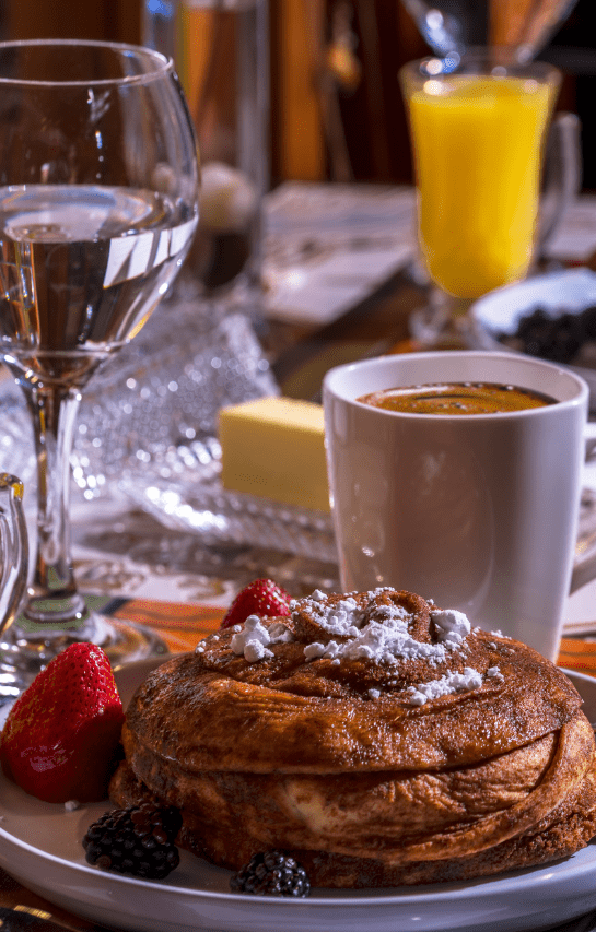 Image of breakfast at Lotus Garden Cottages